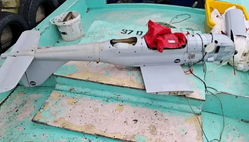 Denizde avlanan balıkçılar drone sayesinde büyük bir şans yakaladı!