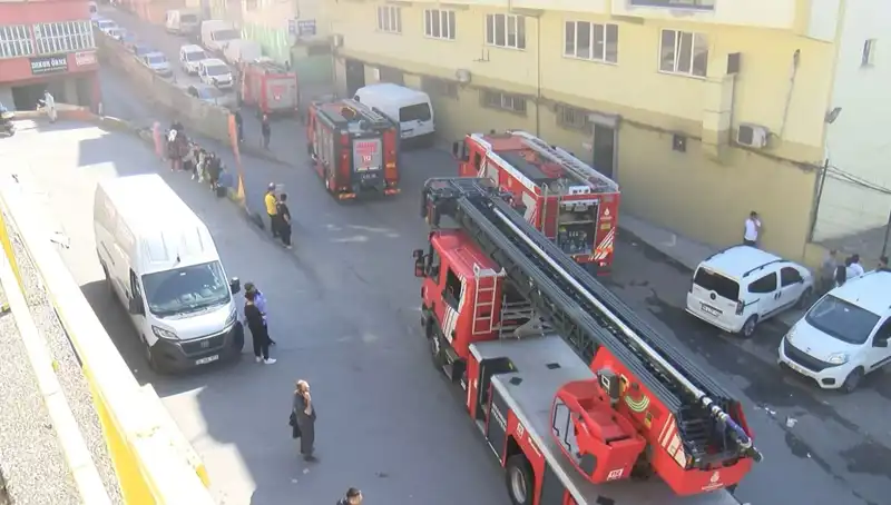 İstanbul'da Tekstil Atölyesinde Çıkan Yangın Korkuya Neden Oldu