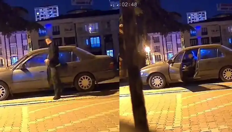 Park Halindeki Otomobili Çalan Hızlı Hırsızlık: Sadece Dakikalar!