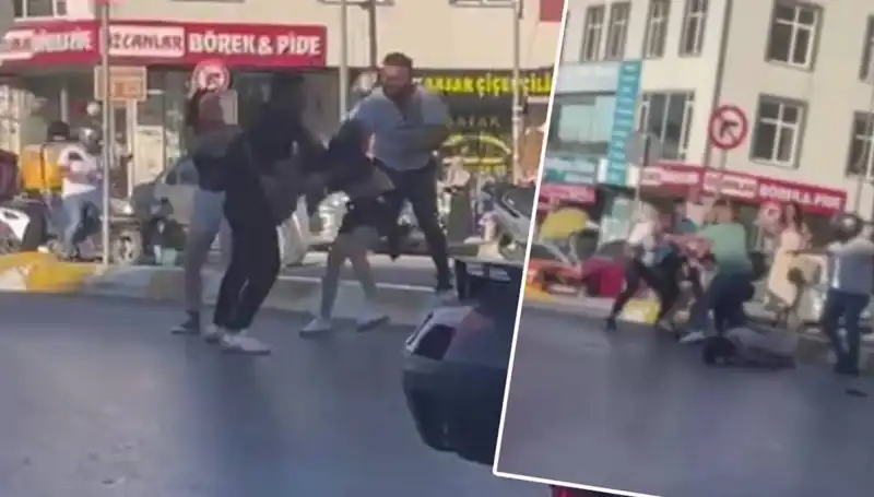 Esenyurt'ta Motosikletli İki Kadına Uygulanan Şiddet: Dehşet Anları