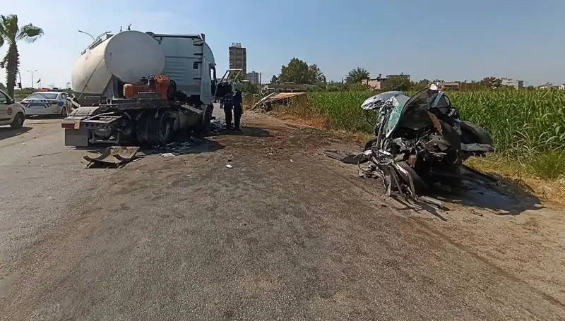 Adana'da Tankerle Otomobil ve Kamyon Çarpıştı: Feci Kazanın Detayları