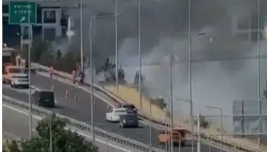 Anadolu Otoyolu'nda Yangın Paniği: Sigara İzmariti Korku Yarattı