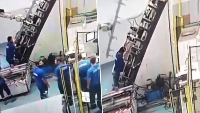 Fabrikada Feci Kaza: Makine Çalışanın Sırtına Saplandı