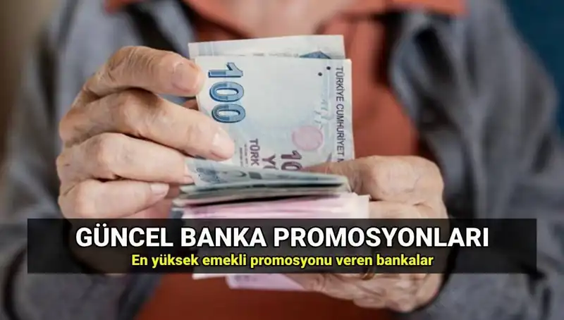2025'te En Yüksek Emekli Promosyonu Veren Bankalar