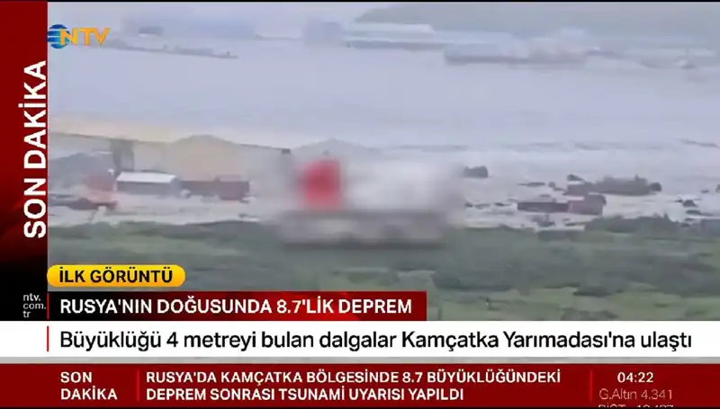 Kamçatka Kıyılarında İlk Tsunami Dalgalarıyla İlgili İddialar Gündemde