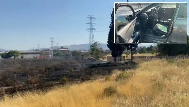 İzmir'de Otluk Alan Yangını: AVM Otoparkına Sıçrama Faciası!